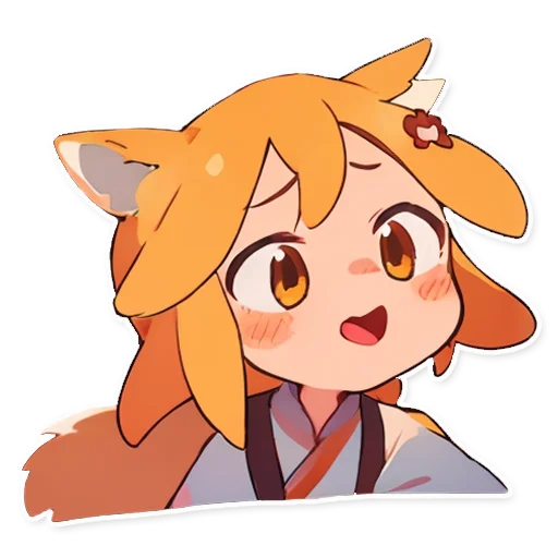 😄 Стикер «Сенко Сан Senko San» для Telegram