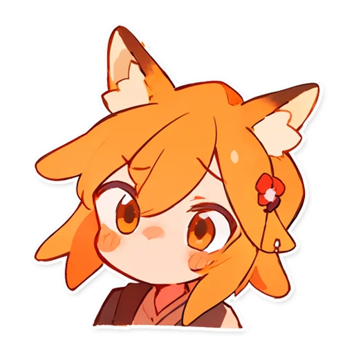 😶 Стикер «Сенко Сан Senko San» для Telegram