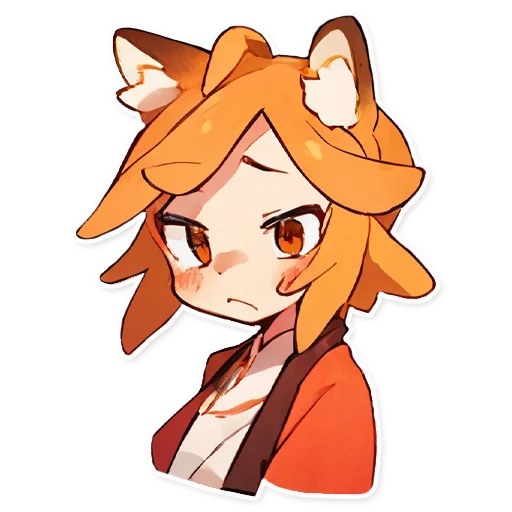😠 Стикер «Сенко Сан Senko San» для Telegram