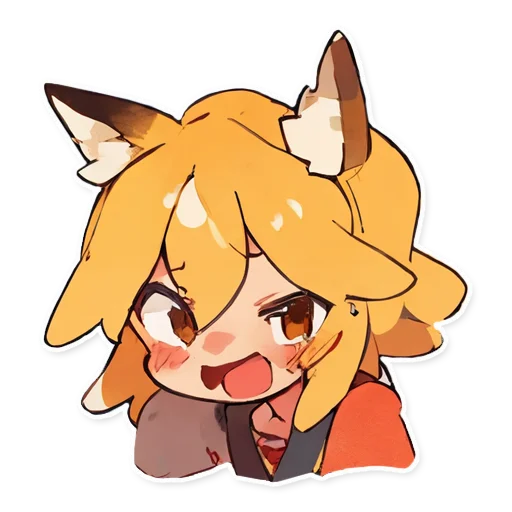 😄 Стикер «Сенко Сан Senko San» для Telegram