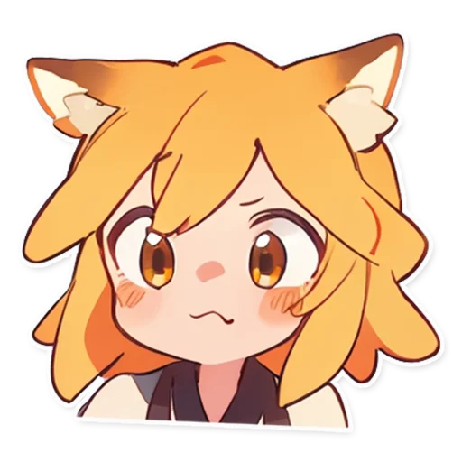 🫤 Стикер «Сенко Сан Senko San» для Telegram