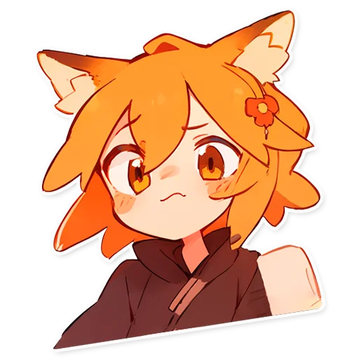 🤨 Стикер «Сенко Сан Senko San» для Telegram