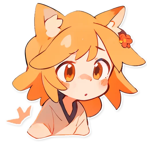 😯 Стикер «Сенко Сан Senko San» для Telegram