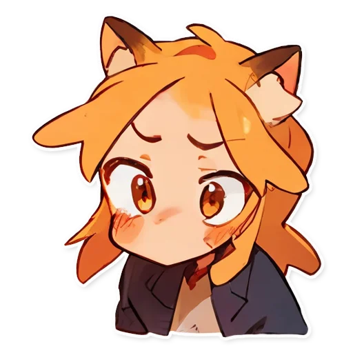 🤨 Стикер «Сенко Сан Senko San» для Telegram