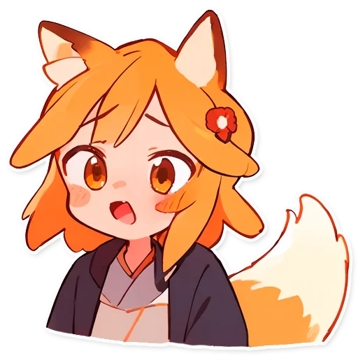 😯 Стикер «Сенко Сан Senko San» для Telegram