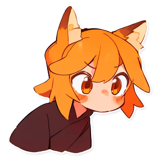😶 Стикер «Сенко Сан Senko San» для Telegram