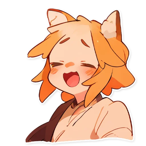😌 Стикер «Сенко Сан Senko San» для Telegram