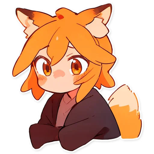 😶 Стикер «Сенко Сан Senko San» для Telegram