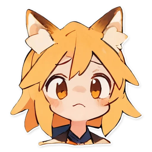 🙁 Стикер «Сенко Сан Senko San» для Telegram
