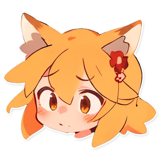 ☺️ Стикер «Сенко Сан Senko San» для Telegram