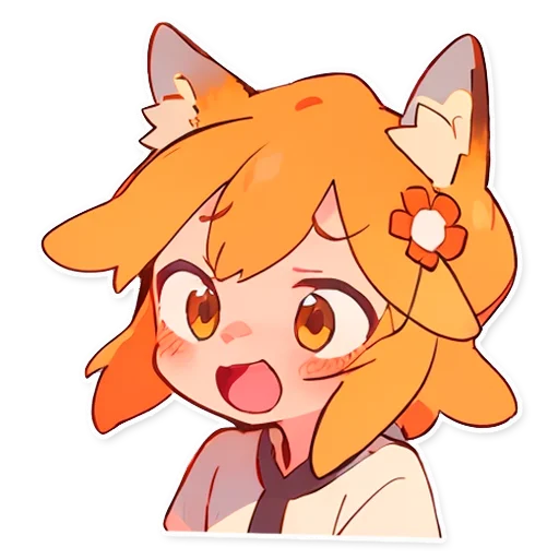 🙂 Стикер «Сенко Сан Senko San» для Telegram