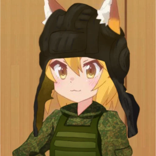 🪖 Стикер «The Helpful Fox Senko san» для Telegram