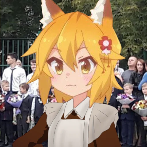 🤓 Стикер «The Helpful Fox Senko san» для Telegram