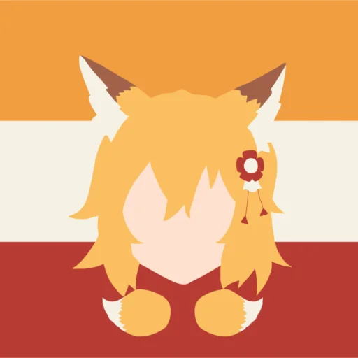 🏳 Стикер «The Helpful Fox Senko san» для Telegram
