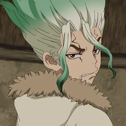 🔬 Стикер «Senku Ishigami» для Telegram