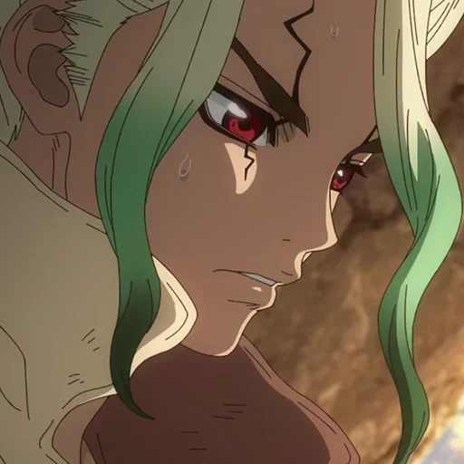 🔬 Стикер «Senku Ishigami» для Telegram