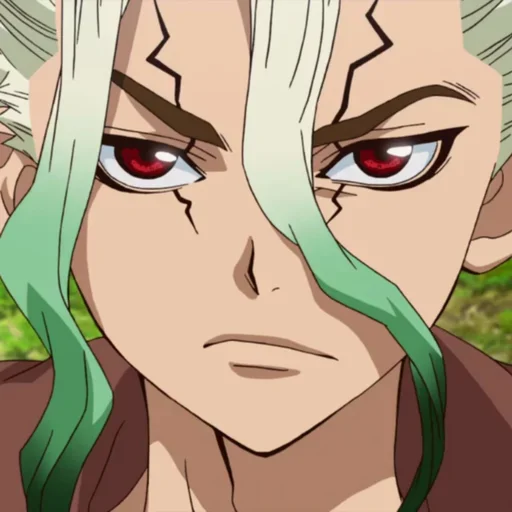 🔬 Стикер «Senku Ishigami» для Telegram