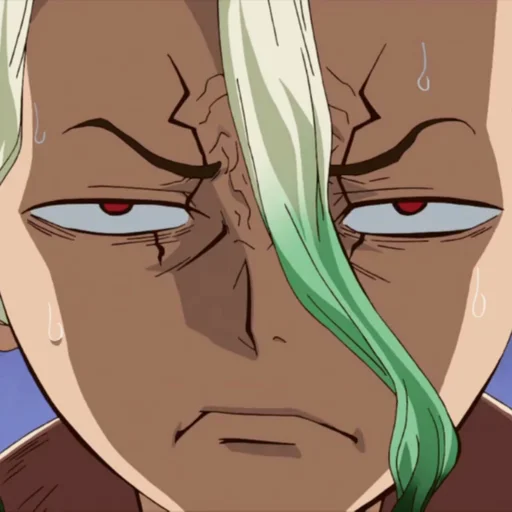 🔬 Стикер «Senku Ishigami» для Telegram