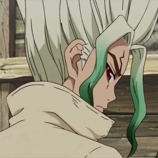 🔬 Стикер «Senku Ishigami» для Telegram