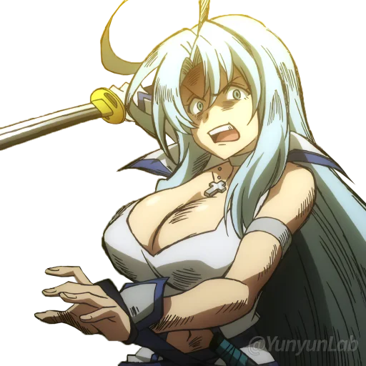 ⚔ Стикер «Sentouin, Hakenshimasu!» для Telegram