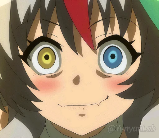 😈 Стикер «Sentouin, Hakenshimasu!» для Telegram