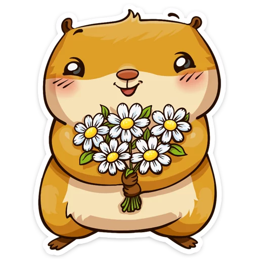 💐 Стикер «Влюбленный Сеня» для Telegram