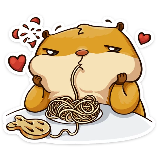 🍝 Стикер «Влюбленный Сеня» для Telegram