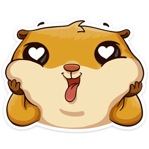 😍 Стикер «Влюбленный Сеня» для Telegram