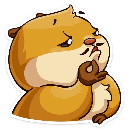 🤔 Стикер «Влюбленный Сеня» для Telegram