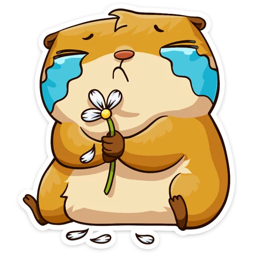 😭 Стикер «Влюбленный Сеня» для Telegram