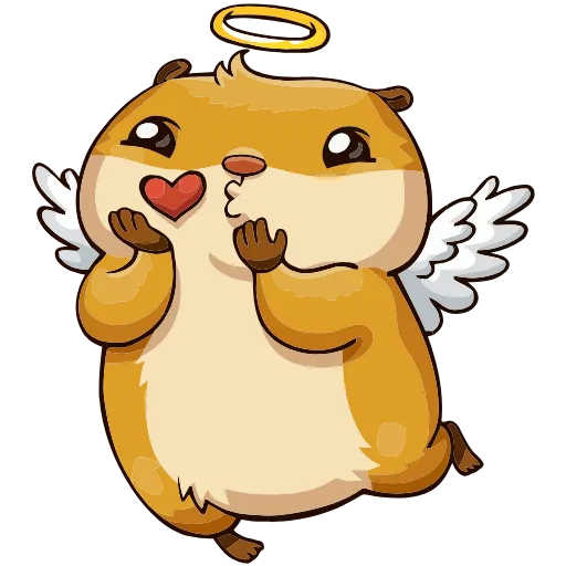 😇 Эмодзи «Влюбленный Сеня» для Telegram