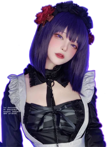😍 Стикер «Cosplay (senyamiku)» для Telegram