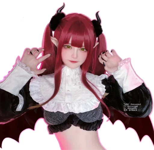 😍 Стикер «Cosplay (senyamiku)» для Telegram