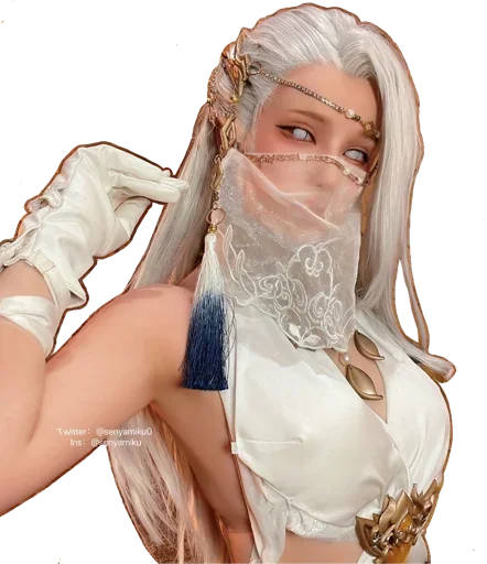 😍 Стикер «Cosplay (senyamiku)» для Telegram