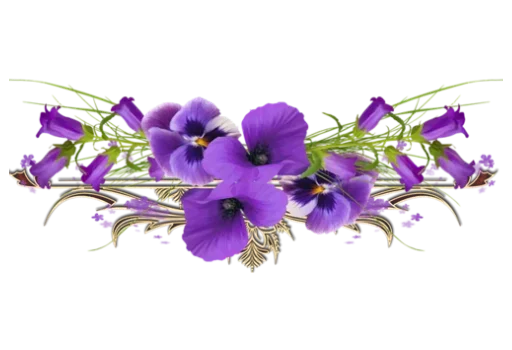 🌸 Стикер «Separator Flower Thick» для Telegram