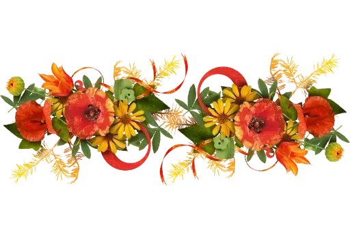 🌺 Стикер «Separator Flower Thick» для Telegram