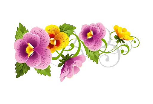 🌸 Стикер «Separator Flower Thick» для Telegram