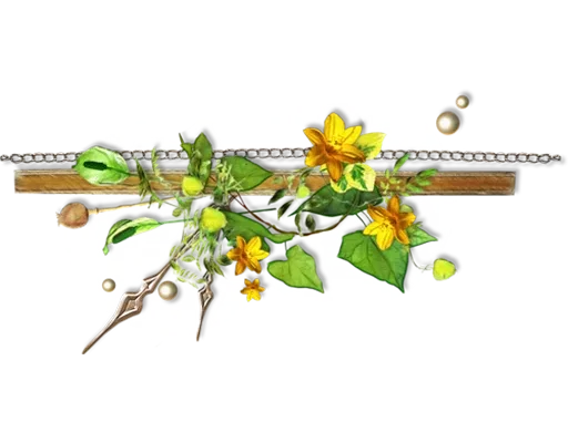 🌿 Стикер «Separator Flower Thick» для Telegram