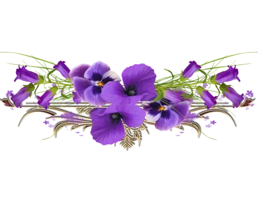 🌺 Стикер «Separator Flower Thick» для Telegram