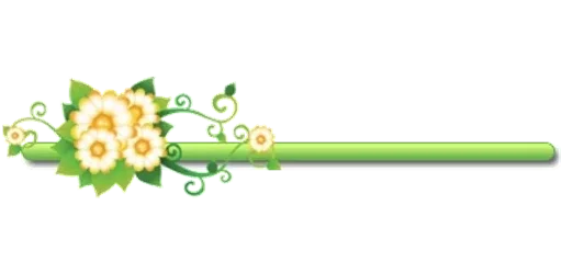 🌼 Стикер «Separator Flower Thin» для Telegram