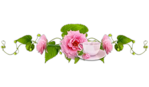 🌹 Стикер «Separator Flower Thin» для Telegram