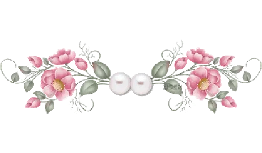 🌸 Стикер «Separator Flower Thin» для Telegram