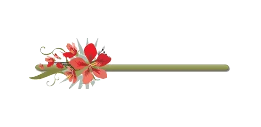 🌺 Стикер «Separator Flower Thin» для Telegram