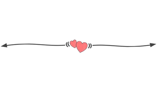 ❤️ Стикер «Separator Hearts» для Telegram