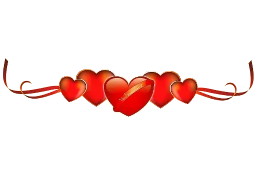 ❤️ Стикер «Separator Hearts» для Telegram