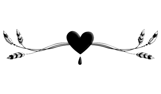 🖤 Стикер «Separator Hearts» для Telegram