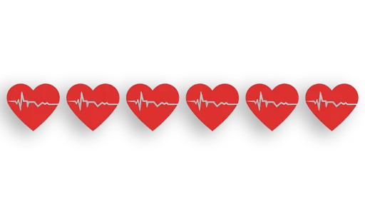 ❤️ Стикер «Separator Hearts» для Telegram