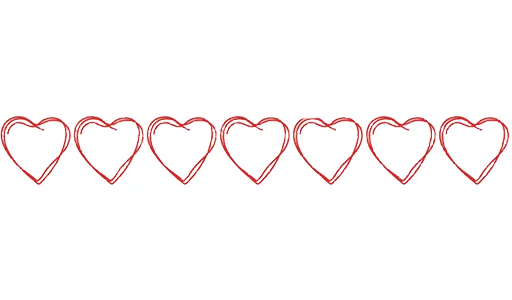 ❤️ Стикер «Separator Hearts» для Telegram