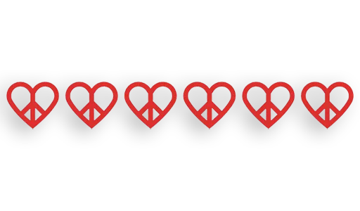 ❤️ Стикер «Separator Hearts» для Telegram