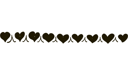 🖤 Стикер «Separator Hearts» для Telegram